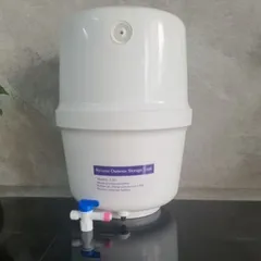 Bình Áp Nhựa RO 4G 10L - Thiết Bị Lọc Nước R.O - Kèm Van Chống Nổ và Chức Năng Đẩy Nước Tinh Khiết