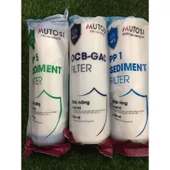 Lõi Lọc Thô Mutosi 1,2,3 - Thay Thế Chính Hãng cho Máy Lọc Nước RO, Loại Bỏ Tạp Chất Hiệu Quả
