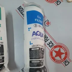 Bộ Lõi Lọc Nước 1,2,3 Aqua - Bộ 3 Lõi Filtro cho Máy Lọc Nước RO, Loại Bỏ Tạp Chất, Bùn Đất, Gỉ Sét