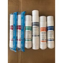 Bộ 6 Lõi Lọc Korihome Chính Hãng cho Máy Lọc Nước WPK-813, WPK-888-LT, WPK-605 - Lọc Sạch, Khử Mùi, An Toàn Cho Sức Khỏe