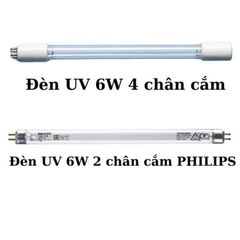 Bóng Đèn Cực Tím UV 6W - 11W, Đèn Tiệt Trùng Diệt Khuẩn 99,99% Không Hóa Chất - Sử Dụng Cho Máy Lọc Nước