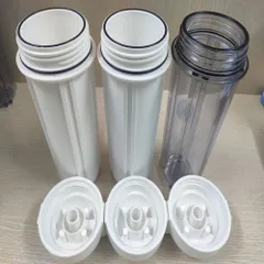 Cốc Lọc Thô 10 inch REN Trong 13mm - Chống Nứt, Xì Nước, Nhựa Cao Cấp, Đồ Gia Dụng Nhà Bếp Chất Lượng