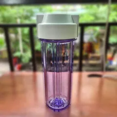 Cốc Lọc Thô 10 inch REN Trong 13mm - Chống Nứt, Xì Nước, Nhựa Cao Cấp, Đồ Gia Dụng Nhà Bếp Chất Lượng
