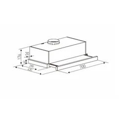 [ Xả Giá Gốc] Máy Hút Mùi Arber AB 700KA nhập khẩu chính hãng giá rẻ
