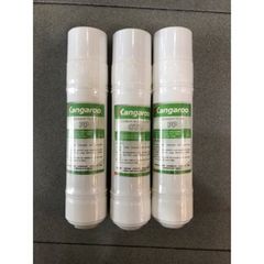 Combo 3 Lõi Lọc Nước Kangaroo KG61A3 - Bộ Lõi Chính Hãng Cho Máy Nước Nóng Lạnh, Lọc Tối Ưu Các Tạp Chất