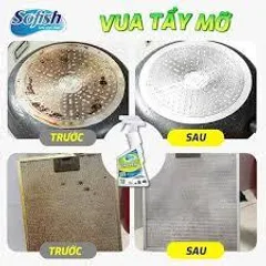 Vua Tẩy Mỡ Sofish Ultra 500ML - Chất Tẩy Rửa Nhanh Chóng Cho Nồi, Chảo, Lò Nướng, Vết Bẩn Cứng Đầu, Hàng Chính Hãng Việt Nam