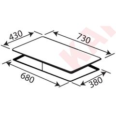 Bếp Từ Đôi Kaff KF-FL68II New Plus 2024 - Mặt Kính Schott Ceran, Công Nghệ Inverter, Bảo Hành 5 Năm, Tiết Kiệm Điện Năng