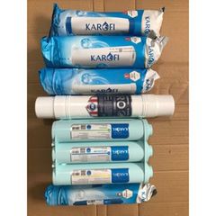 Bộ 11 Lõi Lọc Karofi Chính Hãng - Thay Thế Máy Lọc Nước KAD-D66 - Công Nghệ Lọc Nước Tiên Tiến, An Toàn Cho Sức Khỏe