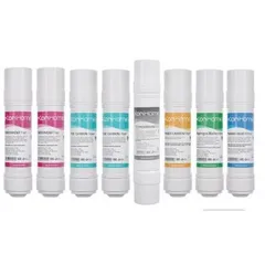 Combo 8 Lõi Lọc Korihome - Bộ Lọc Nước Chính Hãng [2 Sediment, 2 Pre Carbon, 1 RO, 1 Post, 1 Hydrogen Alkaline, 1 Nano Silver]