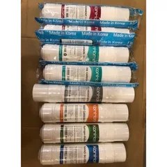 Combo 8 Lõi Lọc Korihome - Bộ Lọc Nước Chính Hãng [2 Sediment, 2 Pre Carbon, 1 RO, 1 Post, 1 Hydrogen Alkaline, 1 Nano Silver]