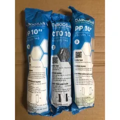 Bộ 3 Lõi Lọc Nước RO Daikiosan - Hàng Chính Hãng - Phù Hợp Với Nhiều Thương Hiệu Máy Lọc Nước