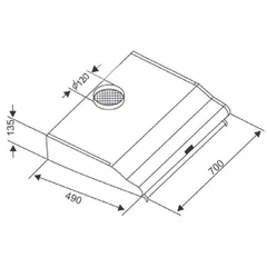 Máy hút mùi cổ điển Latino LT-270IB - Kích thước: 700mm / Xuất xứ: Trung Quốc - Bảo hành : 36 Tháng