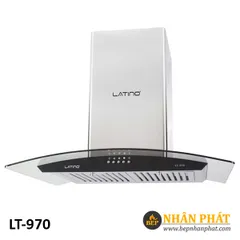 Máy hút mùi kính cong Latino LT-970 - Đèn Led sang trọng, siêu sáng - Động cơ bền bỉ - BH 3 năm