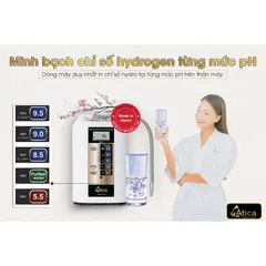 [ HOT 2022] Máy lọc nước ion kiềm giàu hydro Atica MHW-H5(V) - Made in Japan - tạo ra 5 loại nước quý
