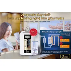 [ HOT 2022] Máy lọc nước ion kiềm giàu hydro Atica MHW-H5(V) - Made in Japan - tạo ra 5 loại nước quý