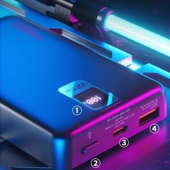 Pin Sạc Dự Phòng Không Dây WEKOME WK-289 10000mAh - Hỗ Trợ Sạc Nhanh PD20W & QC22.5W, Màn Hình LED, Nhiều Cổng Sạc Thông Dụng