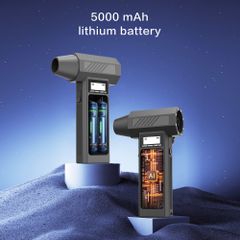 Quạt Phản Lực Honyjor Cao Cấp 5000mAh - Super Turbo Fan 130.000RPM Mini Cầm Tay - Thiết Bị Vệ Sinh Bụi Đa Năng