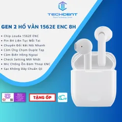 Tai Nghe Louda Gen2 1562E & Gen3 ENC ANC Không Dây Thời Trang - Âm Thanh HiFi, Pin 8H, Chống Ồn Thông Minh, Thiết Kế Nhỏ Gọn