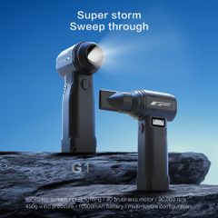 Quạt Phản Lực Super Turbo Fan G1 400W - Pin 10.000mAh, 9 Cấp Gió, 90.000 RPM - Máy Thổi Khí Đa Năng, Tiết Kiệm, Thân Thiện Môi Trường