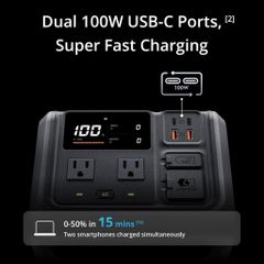 Trạm Điện Di Động 220V DJI Power 500 - Pin LFP 512Wh, Sạc Nhanh 70 Phút, Công Suất 1000W, Dùng Cho Drone và Thiết Bị Điện Tử