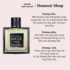 Nước hoa Nam L'HOMME AMOUR NIGHT 100ml - Hương Gỗ Quyến Rũ, Sang Trọng, Duy Trì 6-8 Giờ, Hàng Nhập Khẩu Cao Cấp