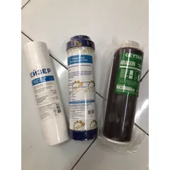 Combo 3 Lõi Lọc Nước 123 Geyser Chính Hãng - Thay Thế Cho Máy Lọc TK8 - Bảo Vệ Nguồn Nước Sạch và An Toàn