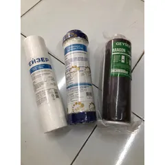 Combo 3 Lõi Lọc Nước 123 Geyser Chính Hãng - Thay Thế Cho Máy Lọc TK8 - Bảo Vệ Nguồn Nước Sạch và An Toàn