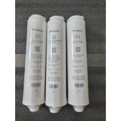 Combo 3 Lõi Lọc Nước Đúc 123 Kangaroo KG400HU - Hàng Chính Hãng, Thay Thế Cho Máy Lọc Nước, An Toàn Cho Sức Khỏe