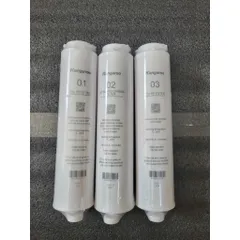 Combo 3 Lõi Lọc Nước Đúc 123 Kangaroo KG400HU - Hàng Chính Hãng, Thay Thế Cho Máy Lọc Nước, An Toàn Cho Sức Khỏe