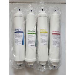 Bộ 4 Lõi Lọc Nước RO Toshiba - Hàng Chính Hãng, Cung Cấp Khoáng Chất, Thay Thế Máy Lọc Nước Nóng Lạnh, Tốt Cho Sức Khỏe