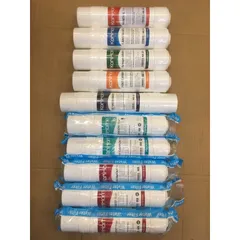 Bộ 10 Lõi Lọc Nước KORIHOME Chính Hãng - Bao Gồm 3 Sediment, 2 Pre Carbon, 1 RO, 1 Post, 1 Mineral, 1 Hydrogen, 1 Nano Silver