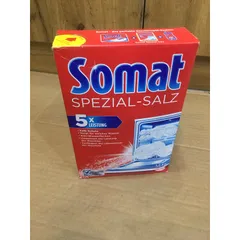 Muối Rửa SOMAT Hộp 1,2Kg - Hàng chính hãng - Chuyên dùng cho máy rửa chén - giúp máy không bị bám cặn 