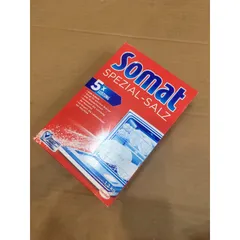 Muối Rửa SOMAT Hộp 1,2Kg - Hàng chính hãng - Chuyên dùng cho máy rửa chén - giúp máy không bị bám cặn 