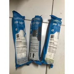 Combo 3 Lõi Lọc Nước Daikiosan Chính Hãng - Lõi Lọc RO PP 5 Micron, CTO Than Nén, PP 1 Micron - Thiết Bị Gia Đình Bảo Vệ Sức Khỏe
