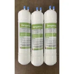 Bộ 3 Lõi Lọc 123 Kangaroo Chính Hãng - Bộ Lõi Sediment & Carbon Cho Máy Nóng Lạnh KG61A3 - Hiệu Quả Lọc Nước Tối Ưu
