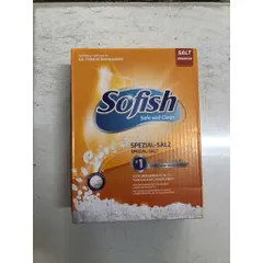 Muối Rửa Bát SOFISH Chính Hãng - Dùng Cho Máy Rửa Chén Bosch, Teka, Hafele - Giúp Làm Mềm Nước, Ngăn Cặn Canxi