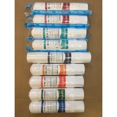 Combo 9 Lõi Lọc Nước KORIHOME Chính Hãng - Thay Thế Lõi Cho WPK-915, WPK-910 (RO, Sediment, Pre Carbon, Hydrogen, Infrared, Nano Silver)