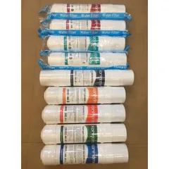 Combo 9 Lõi Lọc Nước KORIHOME Chính Hãng - Thay Thế Lõi Cho WPK-915, WPK-910 (RO, Sediment, Pre Carbon, Hydrogen, Infrared, Nano Silver)