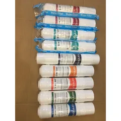 Combo 9 Lõi Lọc Nước KORIHOME Chính Hãng - Thay Thế Lõi Cho WPK-915, WPK-910 (RO, Sediment, Pre Carbon, Hydrogen, Infrared, Nano Silver)