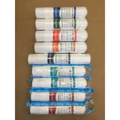 Combo 9 Lõi Lọc Nước KORIHOME Chính Hãng - Thay Thế Lõi Cho WPK-915, WPK-910 (RO, Sediment, Pre Carbon, Hydrogen, Infrared, Nano Silver)