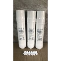 Bộ 3 Lõi Lọc Nước Nhanh 123 AQUA - Lõi Đúc Bảo Vệ Màng RO, Lọc Thô - Thay Thế cho Máy Lọc Nước Sunhouse, Mutosi, Aqua
