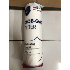Lõi Lọc Số 2 MUTOSI OCB-GAC - Hàng Chính Hãng Than Hoạt Tính Dạng Hạt, Loại Bỏ Clo và Mùi Hôi Trong Nước