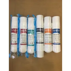 Bộ 6 Lõi Lọc Nước KORIHOME Chính Hãng - Made in Korea (SIDIMENT, PRE CARBON, RO, POST CARBON, NANO SILVER) Thay Thế Cho Máy Lọc Nước