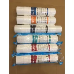 Bộ 6 Lõi Lọc Nước KORIHOME Chính Hãng - Made in Korea (SIDIMENT, PRE CARBON, RO, POST CARBON, NANO SILVER) Thay Thế Cho Máy Lọc Nước