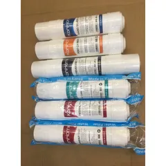 Bộ 6 Lõi Lọc Nước KORIHOME Chính Hãng - Made in Korea (SIDIMENT, PRE CARBON, RO, POST CARBON, NANO SILVER) Thay Thế Cho Máy Lọc Nước