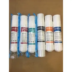 Bộ 6 Lõi Lọc Nước KORIHOME Chính Hãng - Made in Korea (SIDIMENT, PRE CARBON, RO, POST CARBON, NANO SILVER) Thay Thế Cho Máy Lọc Nước