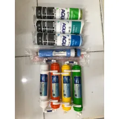 Bộ 8 Lõi Lọc Nước AQUA 12345678 - Hàng Chính Hãng, Lọc Sạch Vi Khuẩn & Cung Cấp Khoáng Chất Tự Nhiên