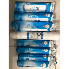 Bộ 8 Lõi Lọc Nước KAROFI Thay Thế cho Máy Lọc SS038 - Sản Phẩm Chính Hãng, Tiêu Chuẩn Cao, Lọc Chất Bẩn Hiệu Quả