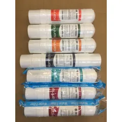Bộ 7 Lõi Lọc Nước KORIHOME Chính Hãng - Đổi Thay Cho Máy Lọc Nước, Bao Gồm Sediment, Pre Carbon, RO, Post Carbon, Hydrogen, Infrared