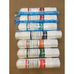 Bộ 7 Lõi Lọc Nước KORIHOME Chính Hãng - Đổi Thay Cho Máy Lọc Nước, Bao Gồm Sediment, Pre Carbon, RO, Post Carbon, Hydrogen, Infrared